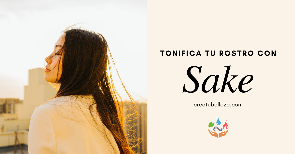 Sake para la piel de la cara
