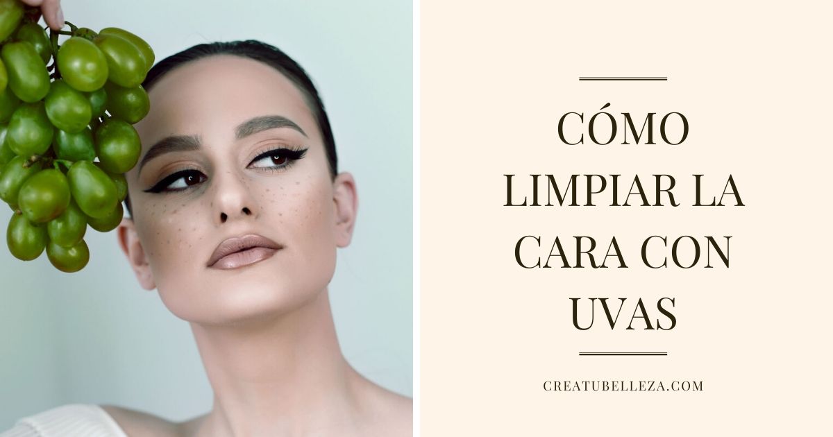 Cómo limpiar la cara con uvas y aceite vegetal